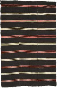 Vintage Anatolian Kilim Rug - 6' 8" x 9' 10" (80" x 118")