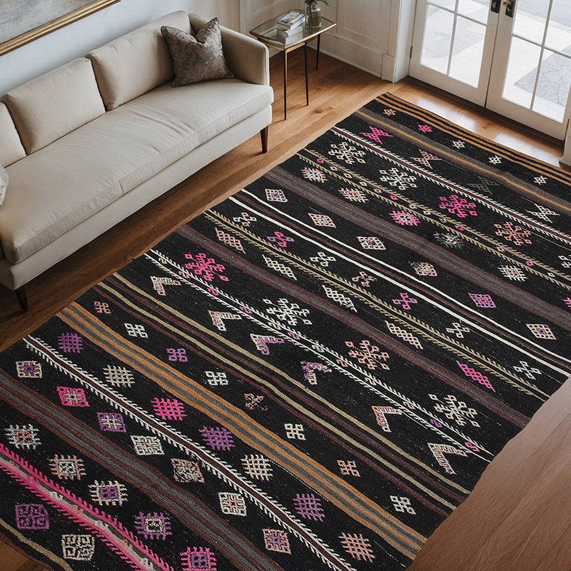 Vintage Anadolu Kilim - 205 cm x 338 cm - K0047911