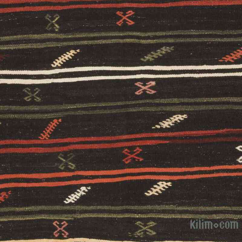 Kahverengi Vintage Anadolu Kilim - 188 cm x 317 cm - K0047918