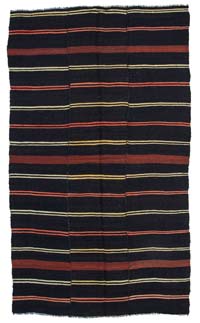 Vintage Anatolian Kilim Rug - 6'  x 10' 3" (72" x 123")