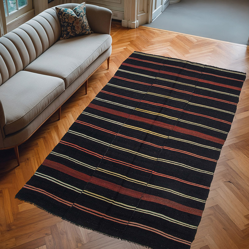 Alfombra Vintage Anatolian Kilim - 184 cm x 312 cm - K0047960