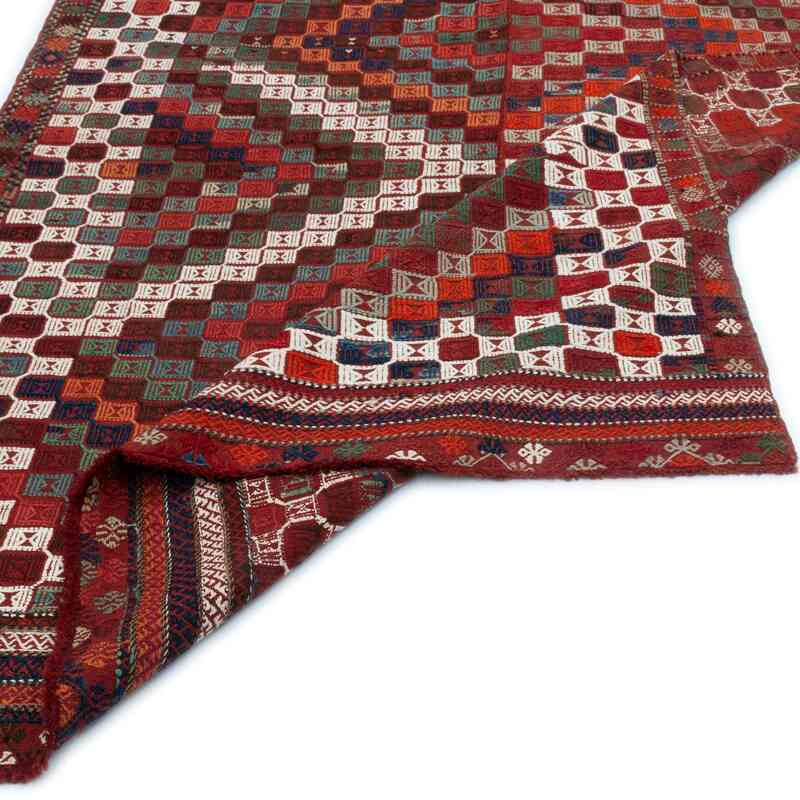 Çok Renkli Vintage Adana Cicim - 155 cm x 215 cm - K0048020