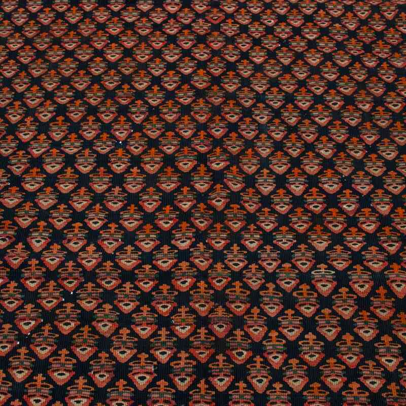 Siyah, Kırmızı Anadolu Kilimi - 119 cm x 391 cm - K0048026