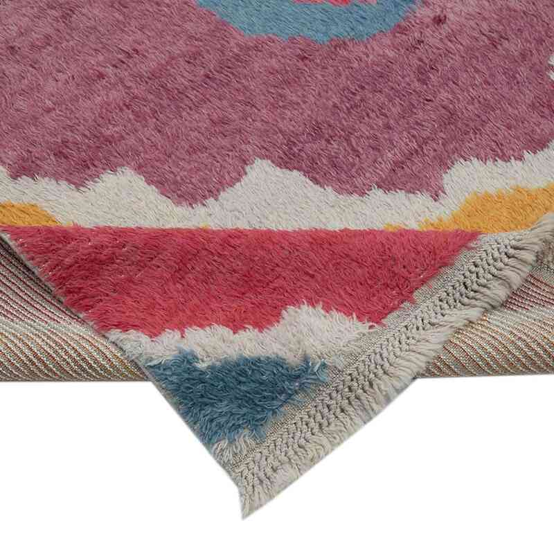 Çok Renkli Fas Stili El Dokuma Tülü - 284 cm x 395 cm - K0048085