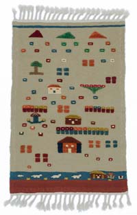 Multicolor New Handwoven Turkish Kilim Rug - 2' 8" x 4'  (32" x 48")