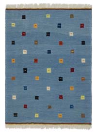 Blue New Handwoven Turkish Kilim Rug