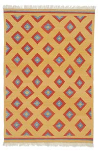Sarı Yeni El Dokuma Kilim