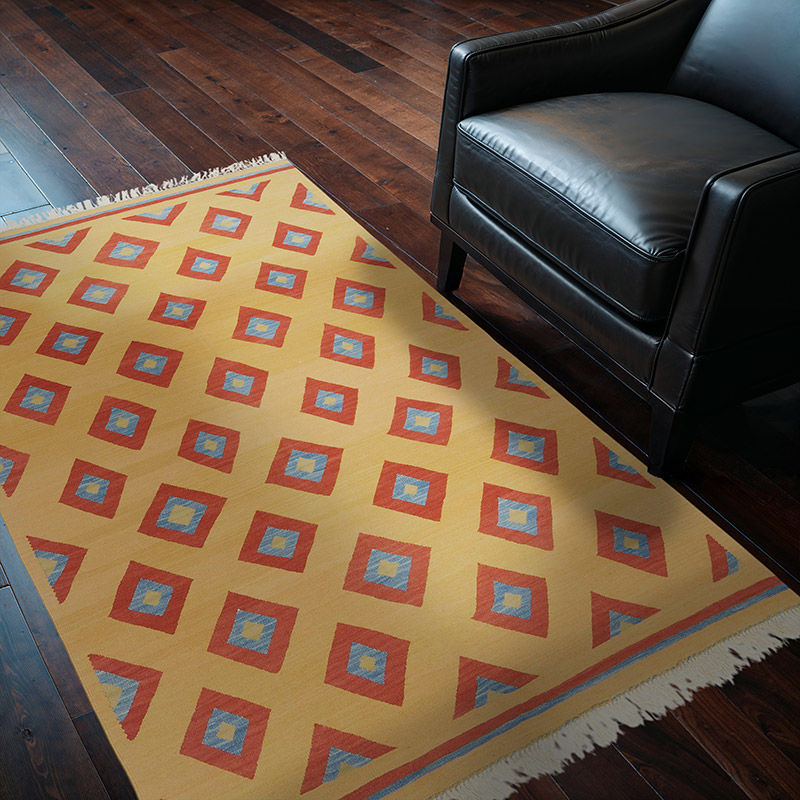 Sarı Yeni El Dokuma Kilim - K0048519