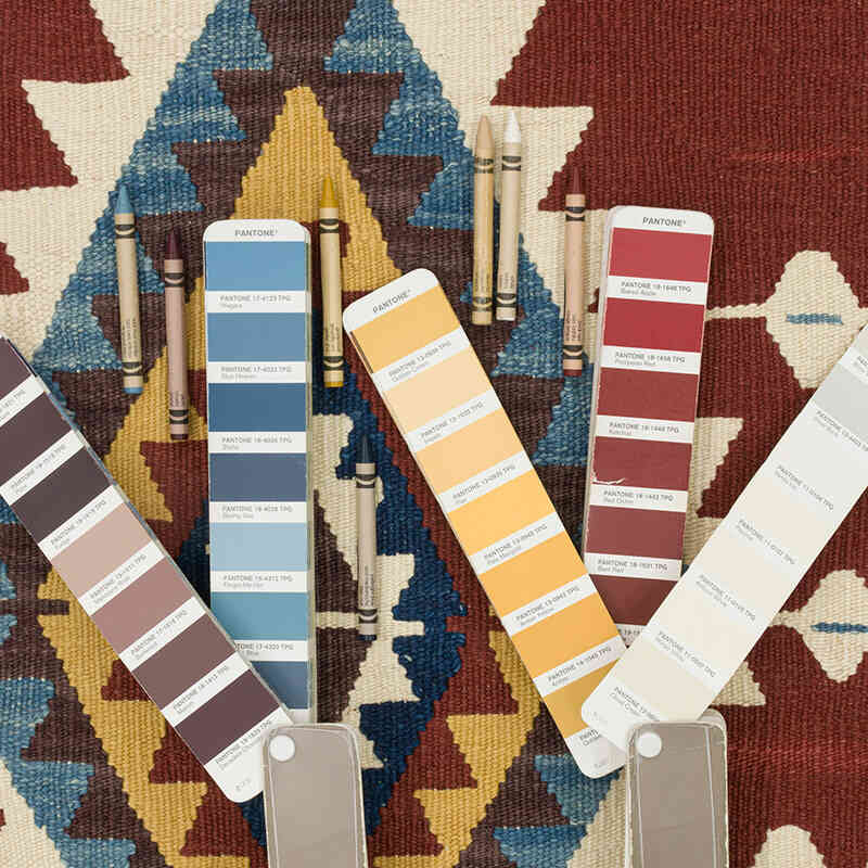 Nuevo Kilim Turco de Pasillo - 90 cm x 295 cm - K0048556