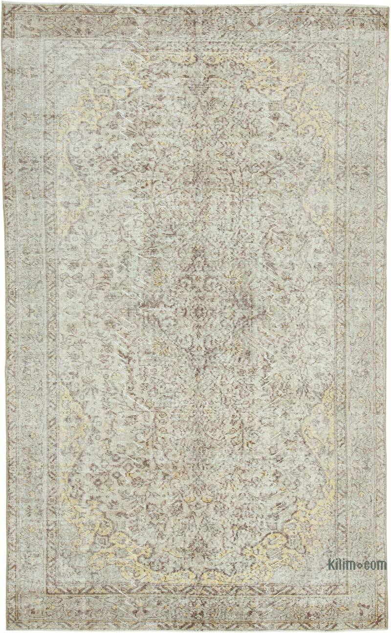 Alfombra Vintage Turca Anudada a Mano - 166 cm x 269 cm - K0048564