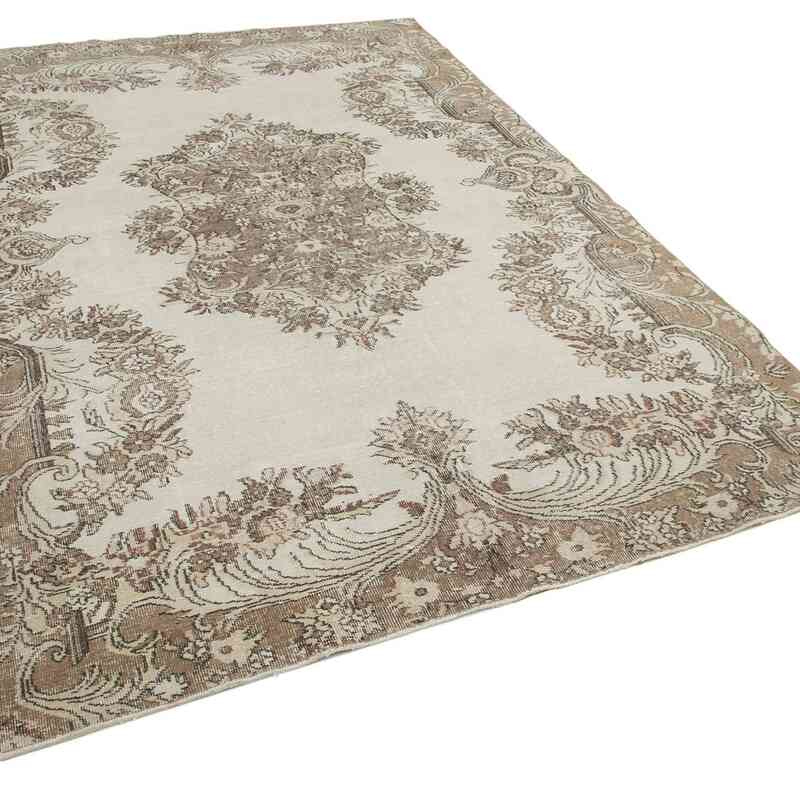 Vintage Turkish Hand-Knotted Rug - 6' 5" x 9' 8" (77" x 116") - K0048575