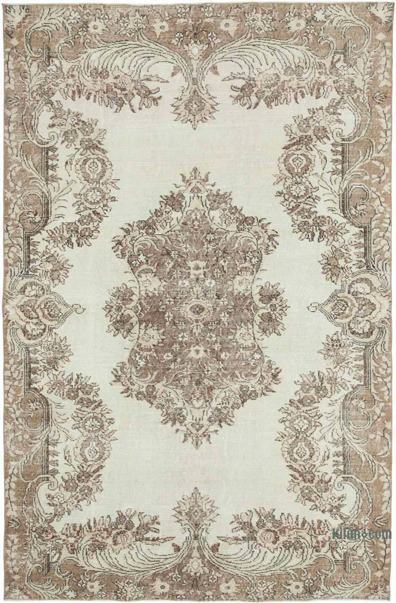 Vintage Turkish Hand-Knotted Rug - 6' 5" x 9' 8" (77" x 116") - K0048575