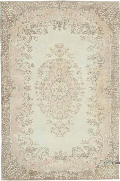 Vintage El Dokuma Anadolu Halısı - 198 cm x 298 cm