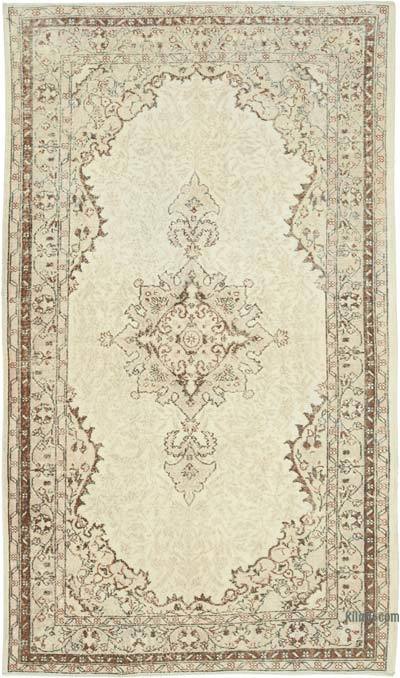 Vintage Turkish Hand-Knotted Rug - 5' 1" x 8' 10" (61 in. x 106 in.)