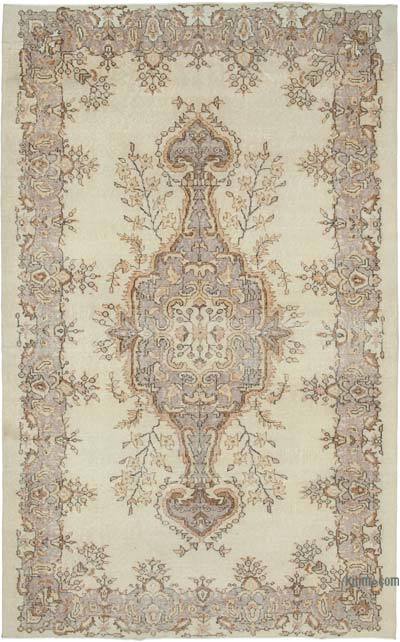 Alfombra Vintage Turca Anudada a Mano - 184 cm x 295 cm
