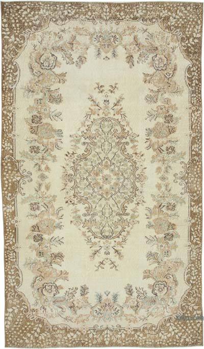 Vintage El Dokuma Anadolu Halısı - 177 cm x 300 cm
