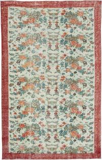 Alfombra Vintage Turca Anudada a Mano - 188 cm x 295 cm