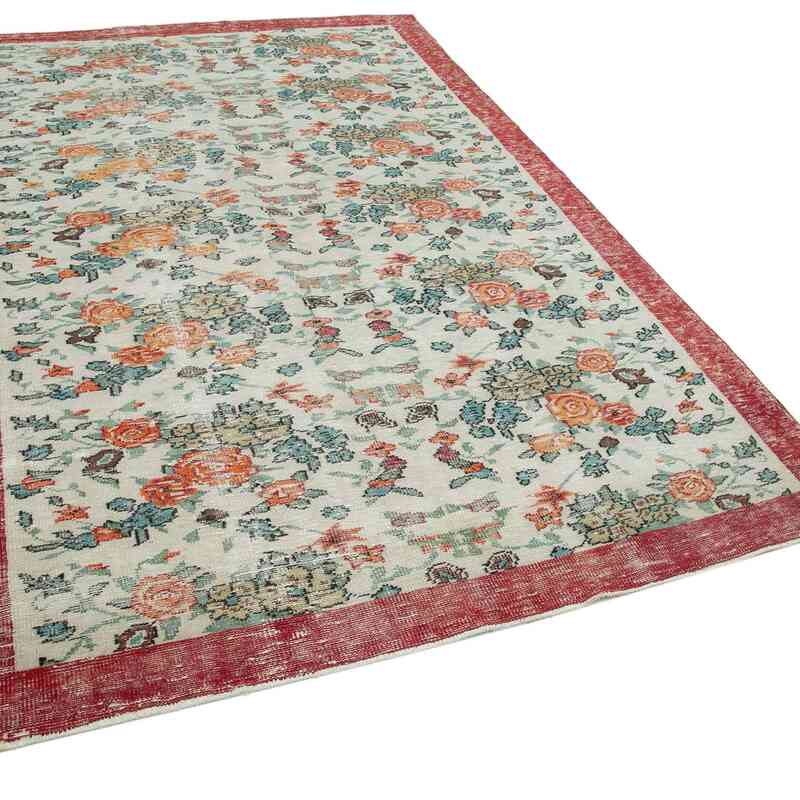 Vintage Turkish Hand-Knotted Rug - 6' 2" x 9' 8" (74" x 116") - K0048615