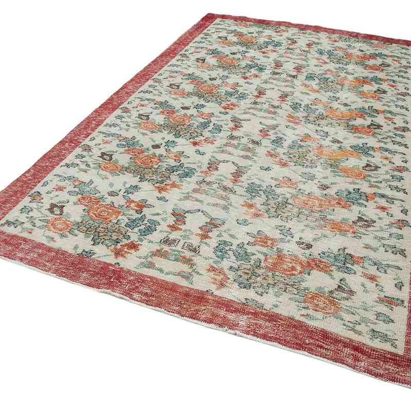 Vintage Turkish Hand-Knotted Rug - 6' 2" x 9' 8" (74" x 116") - K0048615