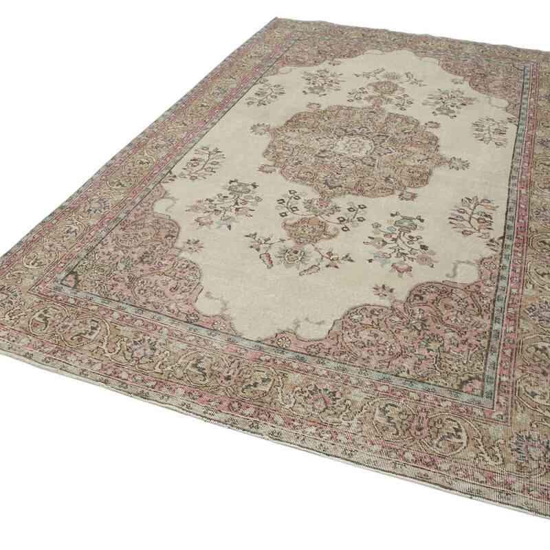Alfombra Vintage Turca Anudada a Mano - 190 cm x 311 cm - K0048656