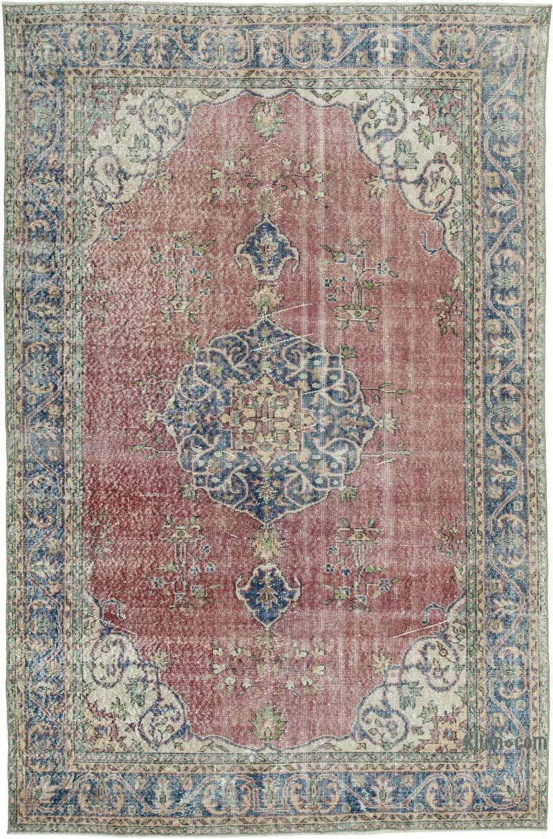 Vintage Turkish Hand-Knotted Rug - 6' 2" x 9' 4" (74 in. x 112 in.) - K0048662