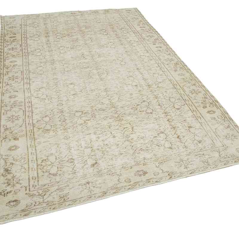 Vintage Turkish Hand-Knotted Rug - 5' 9" x 9'  (69 in. x 108 in.) - K0048667