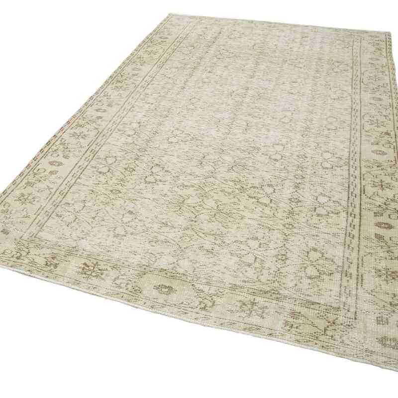 Vintage Turkish Hand-Knotted Rug - 5' 9" x 9'  (69 in. x 108 in.) - K0048667