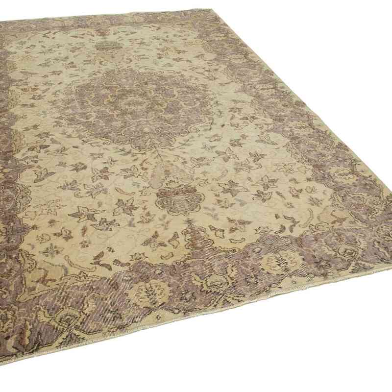 Vintage Turkish Hand-Knotted Rug - 6' 4" x 9' 4" (76" x 112") - K0048679