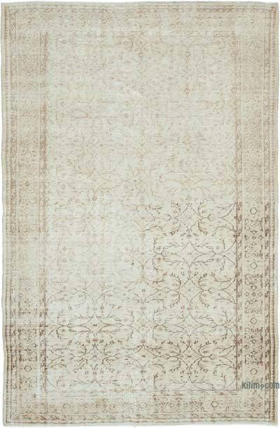 Vintage El Dokuma Anadolu Halısı - 181 cm x 282 cm
