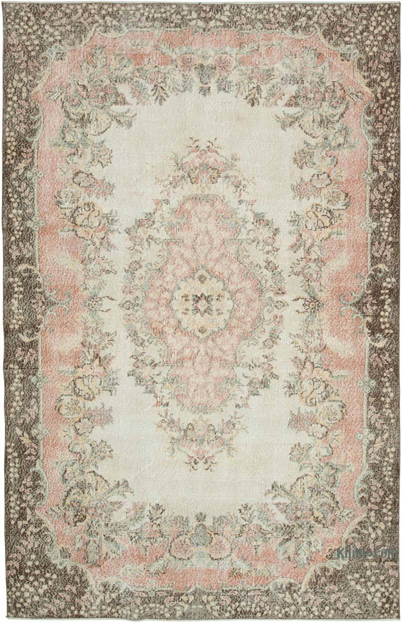 El Dokuma Vintage Halı - 193 cm x 302 cm - K0048693