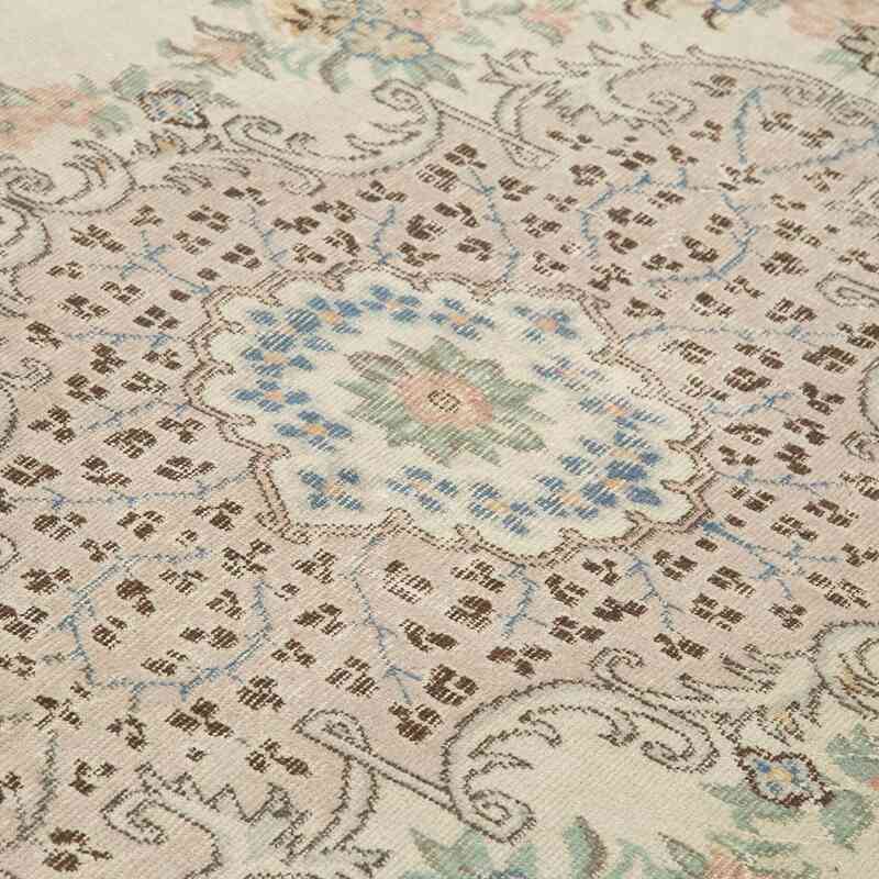 Alfombra Vintage Turca Anudada a Mano - 213 cm x 294 cm - K0048712
