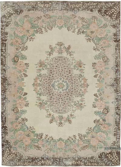 Alfombra Vintage Turca Anudada a Mano - 213 cm x 294 cm