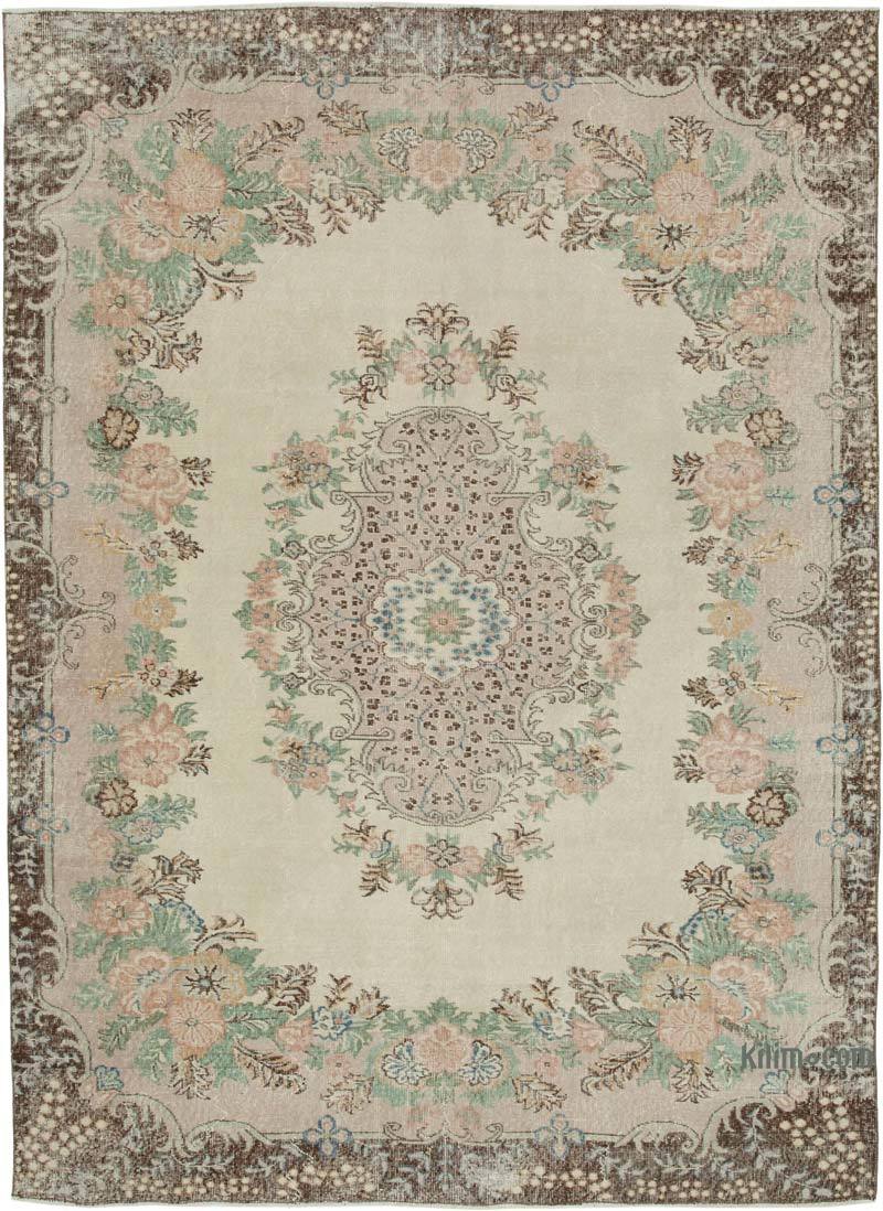 Alfombra Vintage Turca Anudada a Mano - 213 cm x 294 cm - K0048712