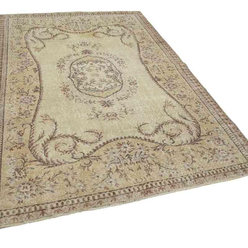 Vintage Turkish Hand-Knotted Rug - 5' 6" x 8' 4" (66" x 100") - K0048714