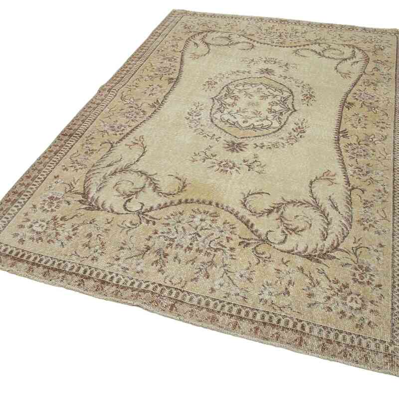 Vintage Turkish Hand-Knotted Rug - 5' 6" x 8' 4" (66" x 100") - K0048714
