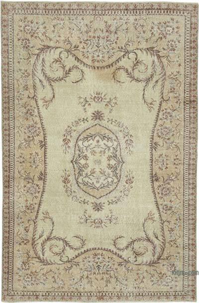 Vintage El Dokuma Anadolu Halısı - 167 cm x 253 cm
