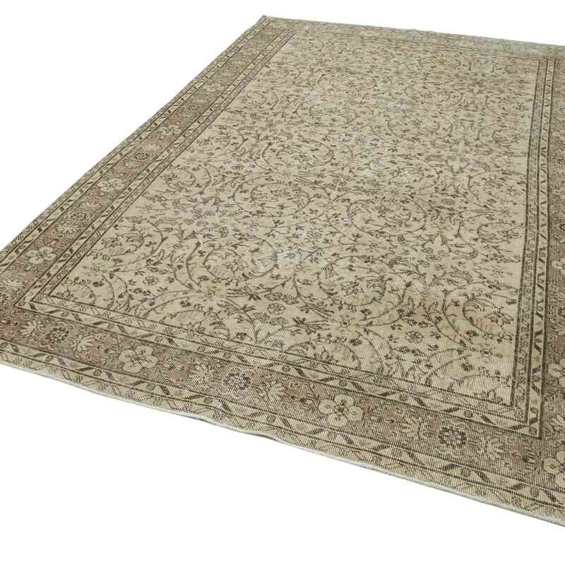 Vintage Turkish Hand-Knotted Rug - 6' 7" x 10' 4" (79 in. x 124 in.) - K0048743