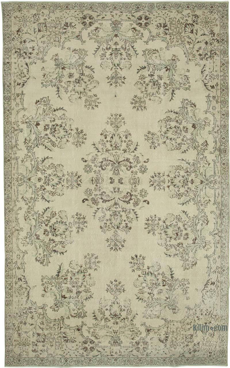 Vintage Turkish Hand-Knotted Rug - 7' 5" x 11' 10" (89 in. x 142 in.) - K0048750