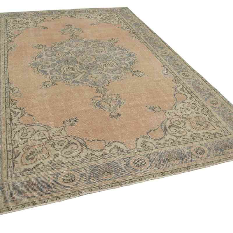 Vintage Turkish Hand-Knotted Rug - 6' 9" x 10' 6" (81 in. x 126 in.) - K0048762