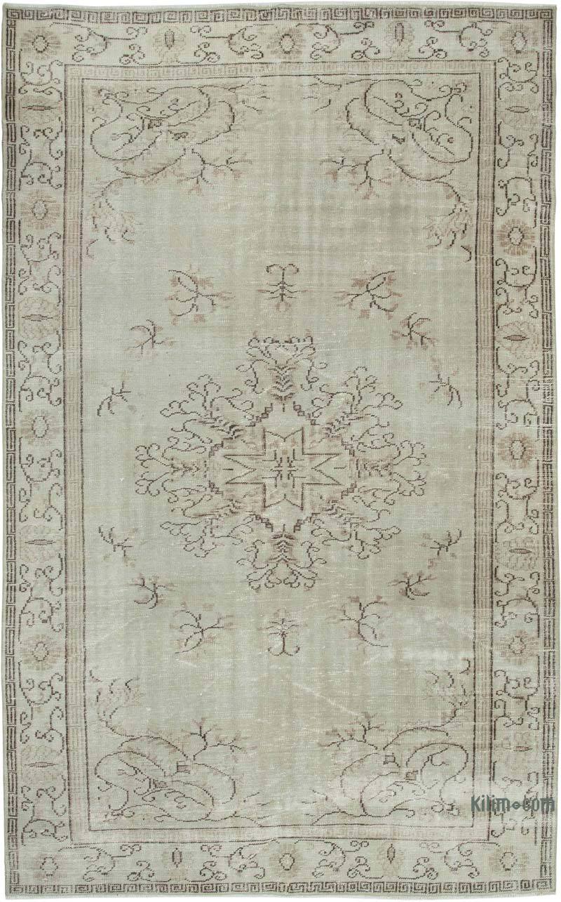 Vintage Turkish Hand-Knotted Rug - 6' 8" x 10' 7" (80 in. x 127 in.) - K0048769
