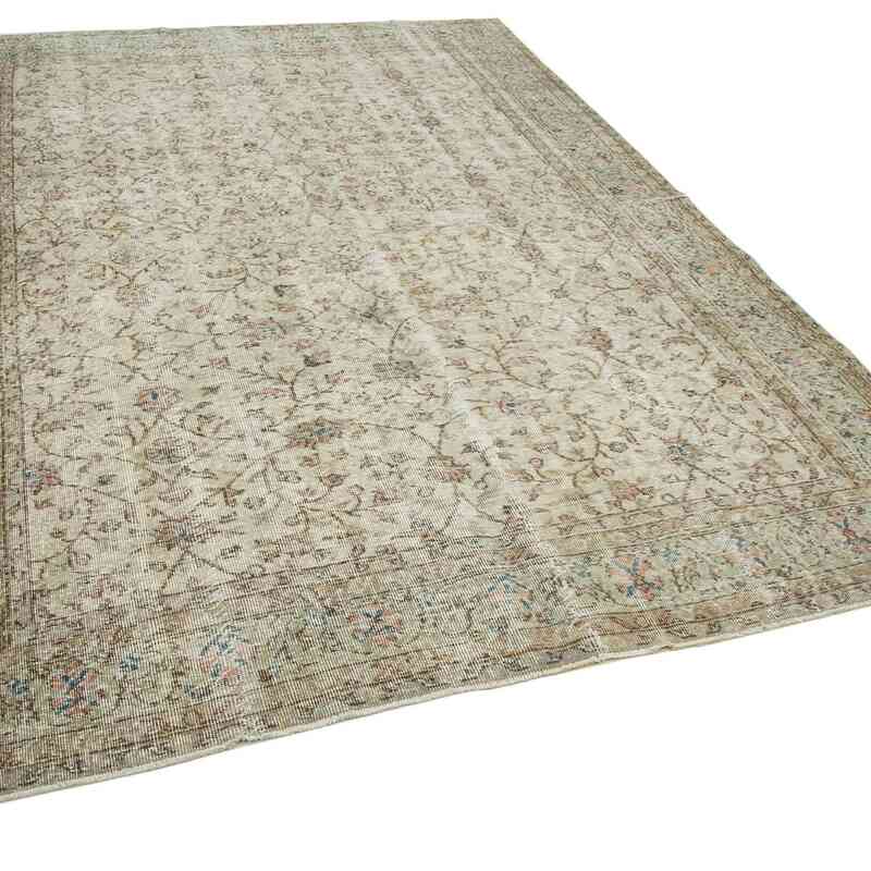 Vintage Turkish Hand-Knotted Rug - 7' 5" x 10'  (89 in. x 120 in.) - K0048794
