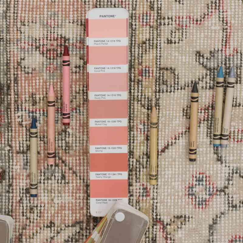 Alfombra Vintage Turca Anudada a Mano - 220 cm x 310 cm - K0048815