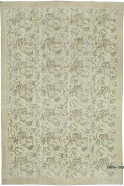 Vintage Turkish Hand-Knotted Rug - 7' 4" x 10' 7" (88 in. x 127 in.)