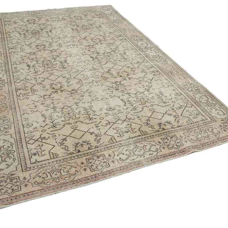Vintage Turkish Hand-Knotted Rug - 6' 6" x 10' 8" (78 in. x 128 in.) - K0048828