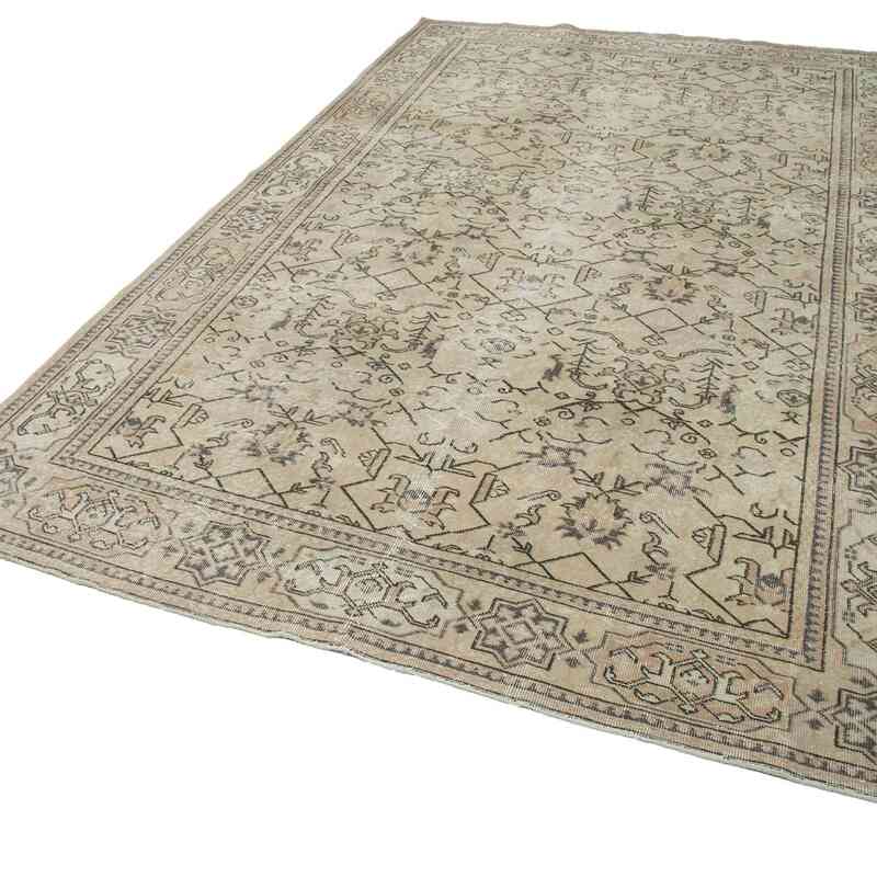 Vintage Turkish Hand-Knotted Rug - 6' 6" x 10' 8" (78 in. x 128 in.) - K0048828