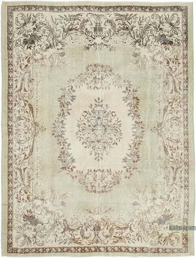 Vintage El Dokuma Anadolu Halısı - 222 cm x 290 cm