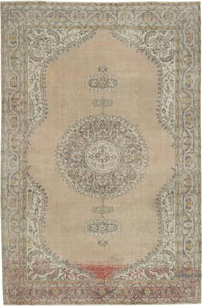 Vintage Turkish Hand-Knotted Rug - 6' 11" x 10' 6" (83 in. x 126 in.)