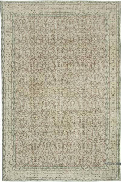 Vintage El Dokuma Anadolu Halısı - 198 cm x 307 cm