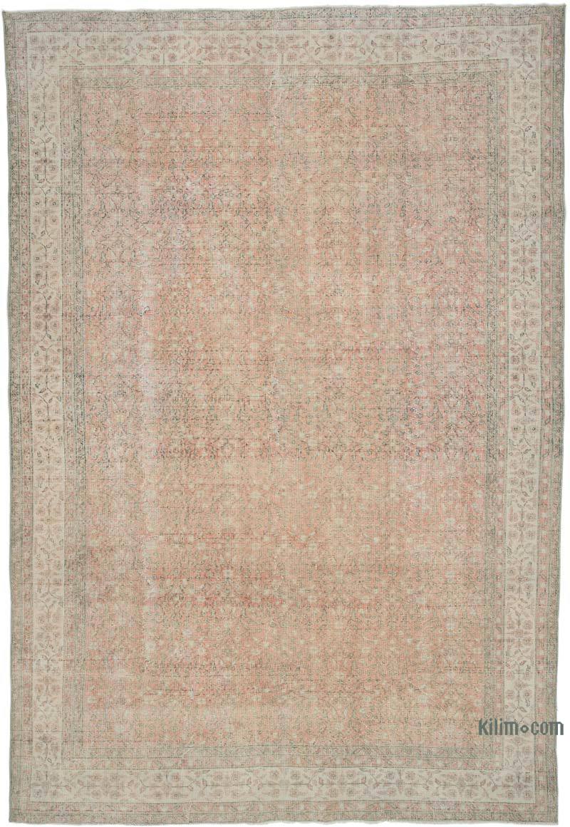 Vintage Turkish Hand-Knotted Rug - 7'  x 10' 5" (84 in. x 125 in.) - K0048868