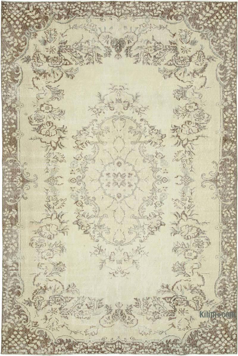 Vintage Turkish Hand-Knotted Rug - 6' 10" x 9' 11" (82" x 119") - K0048891